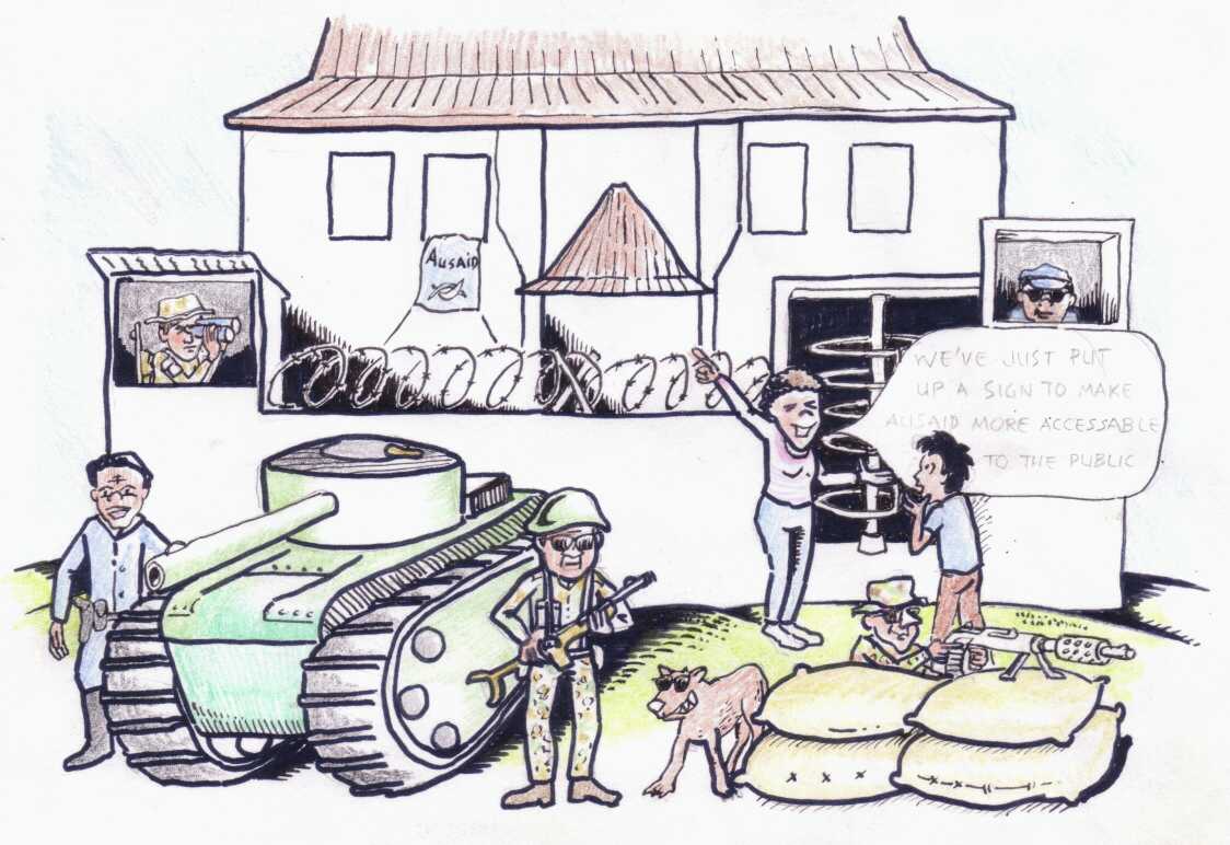 Drawing Australian Embassy