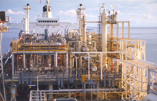 Process equipment on the Buffalo Venture.