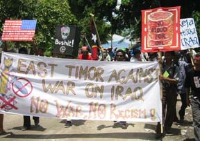 Click Here for Pictures of Dili Demonstration